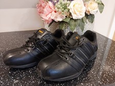 Trojan  Black  Safety Shoes Very Good Condition Size UK 7 WORN ONCE