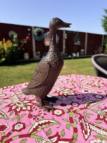 Cast iron duck garden - cast,