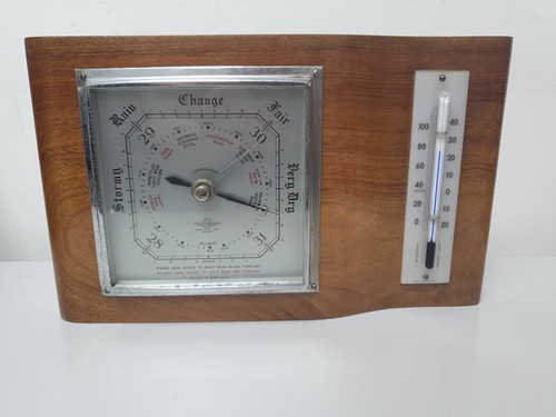 Barometer thermometer 1950s - barometer,