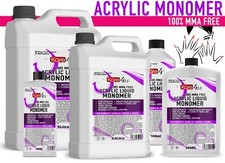 New NAIL SCULPTING ACRYLIC LIQUID MONOMER SALON HIGH QUALITY 100ml -10Litre UK