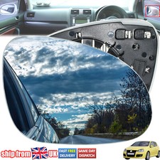 For VW GOLF 5 MK5 V 2003-2008 Right Driver Side Door Wing Mirror Glass Heated UK