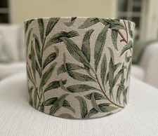 William Morris Tapestry Willow Bough Sage Fabric Lamp Shade Floral Green