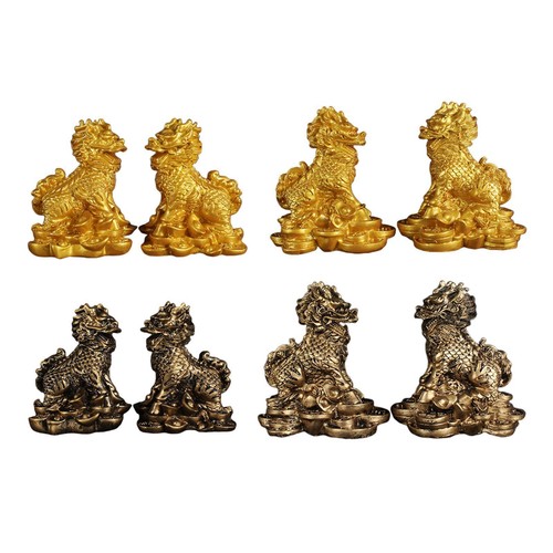 Pair feng shui kylin - shui, statue