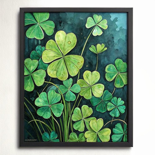 Four leaf clover shamrock - four,