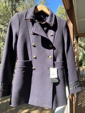 Zara woman navy military style - zara,