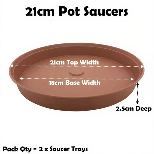 21cm plant pot - 21cm, drip