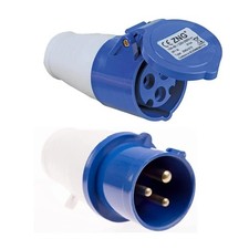 NEW Mains Plug 240V 16A Blue 3