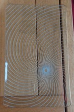 1 Rectangular Plate With Swirl Pattern. Made By Chance Bothers UK