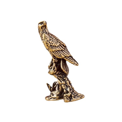Brass eagle statue - brass, sculpture
