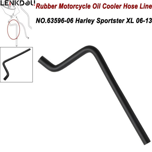 Motorcycle oil cooler tube - motorcycle,