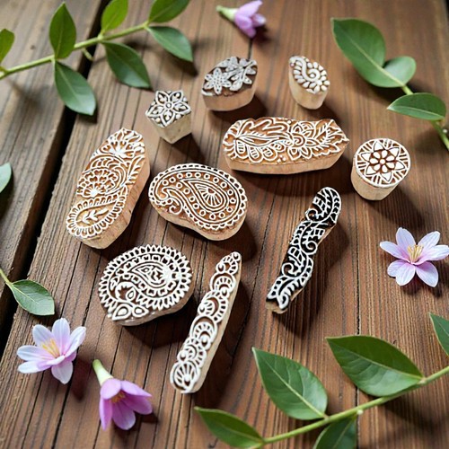 Mix pieces set wood block - 10+2,