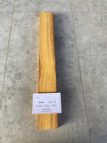 535x70x32mm iroko par solid - 535x70x32mm,