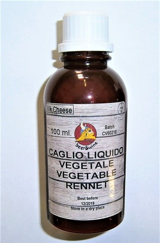 Vegetable liquid rennet 100ml - vegetable,