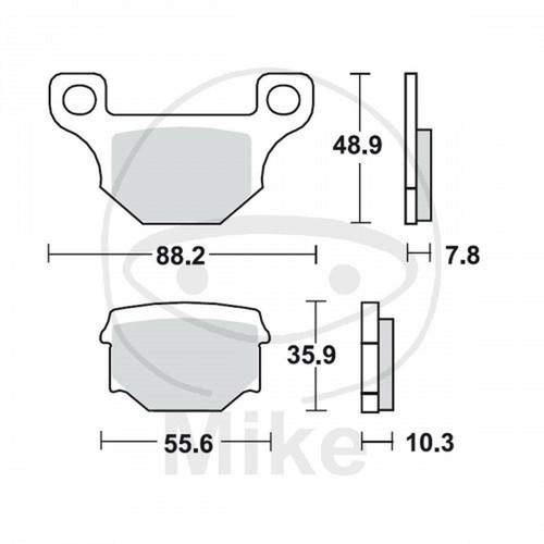 Brake pads std - std, trw