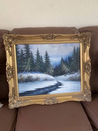 Oil canvas hand made - on,