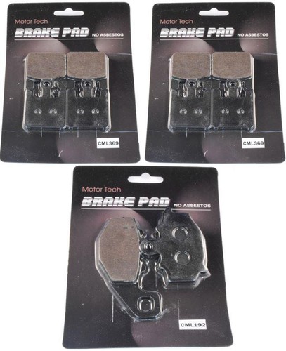 Front rear brake pads - brake,