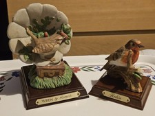 Pair Of Decorative Garden Bird