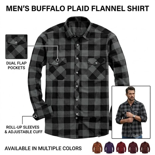 Men lumberjack check shirts - check,