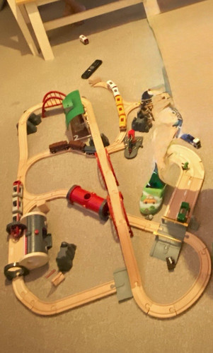Brio wooden train - train, set