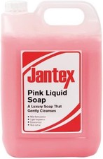Jantex Perfumed Liquid Hand Soap 5 Litre, Pink, Floral Fragrance, Added Glyceri
