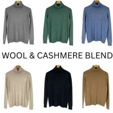 Mens Slim Fit Wool & Cashmere