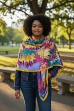 EUC HERMES Large 100% Silk
