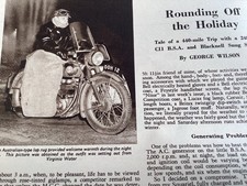 BSA C11 BLACKNELL SNUG SIDECAR