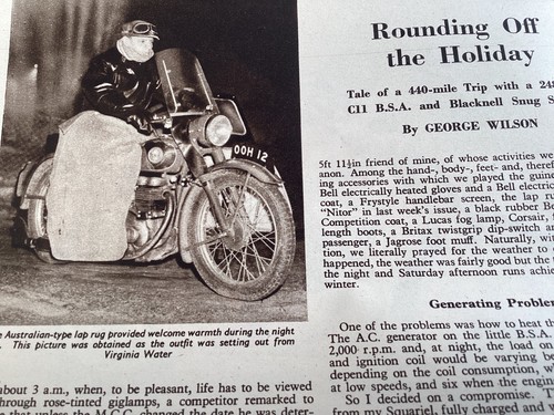 Bsa c11 blacknell - bsa, sidecar