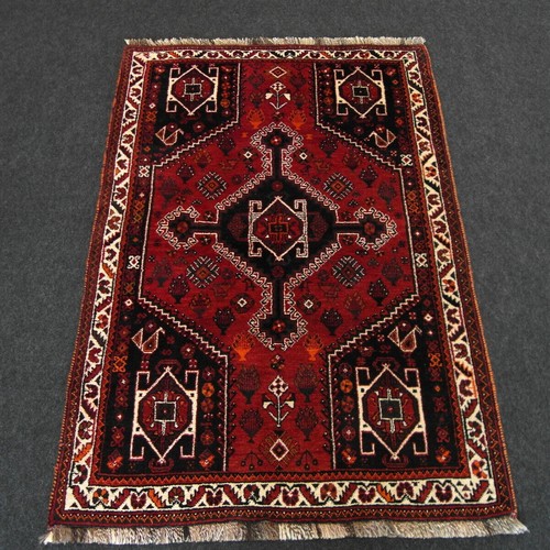 Oriental rug wine - oriental, red