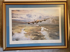 The Stragglers Return by Robert Taylor Signed By 5 Pilots, Print 978 of 1000