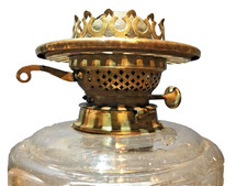 Palmer & Co duplex oil lamp burner, bayonet fit.