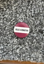 Vintage Rare Belle & Sebastian Pin Badge Indie