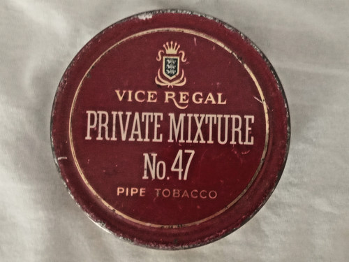Empty vice regal pipe - empty, tobacco