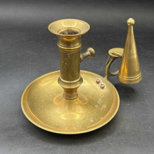Chamberstick with snuffer - with,
