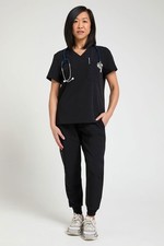 Women's Petite Scrub Set