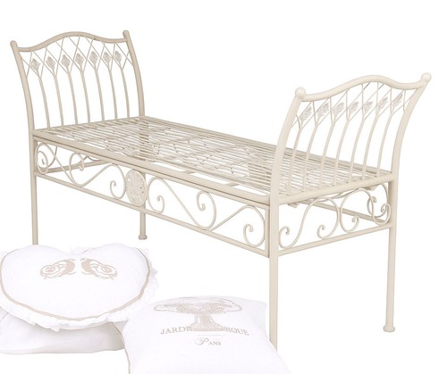 Shabby chic bench antique - bench,
