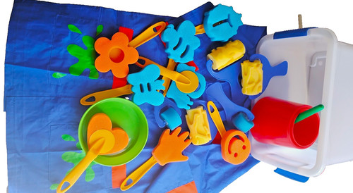 Childrens painting set - childrens, coat