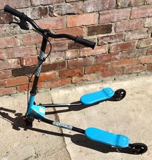 Blue And Black Wiggle Scooter For Kids Boys Or Girls