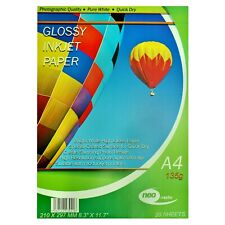 Neo Media Glossy A4 Inkjet Photo Paper 210gsm - 100 Sheets
