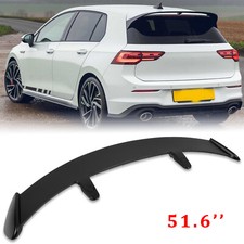51.6'' Rear Window Roof Spoiler Wing Racing Matte Black For VW Golf MK7 GTI