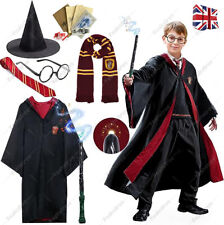 UK Harry Potter Gryffindor Ravenclaw Slytherin Hufflepuff Robe Cloak Tie Costume