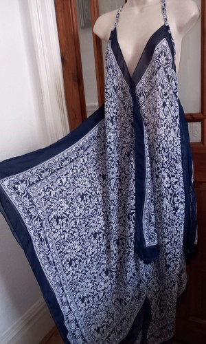 Vtg look indian block print - look,