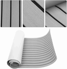 GOTOTOP EVA Teak Decking Sheet 240x90cm Non-Slip Self-Adhesive Mat Boat Yacht