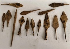 LOT OF 14 ANCIENT ROMAN IRON