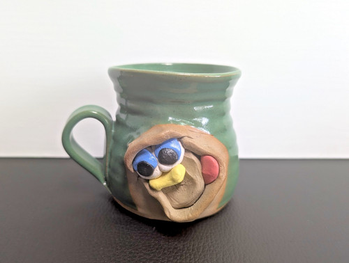 Pretty ugly pottery mug wales - ugly,