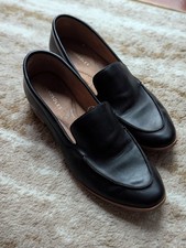 Black Smart Soft Leather Aeroseles Shoes Size 6.5