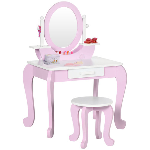Kids dressing table and stool - kids,