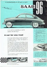 SAAB 96 : 841cc 2-STROKE 3-CYL