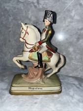 J B G London Porcelain Antique Soldier On Horse Napoleon Bonaparte 1790