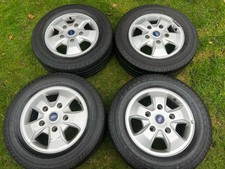 4 x 16" GENUINE FORD TRANSIT CUSTOM LIMITED SPORT ALLOYS WHEELS TYRES